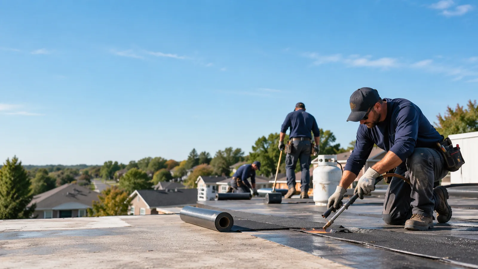 Flat Roof Leak Repair providers in Osgood, IN